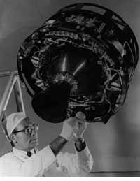 SYNCOM Satellite in production