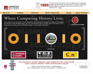 CHM Website 2004 - 2007